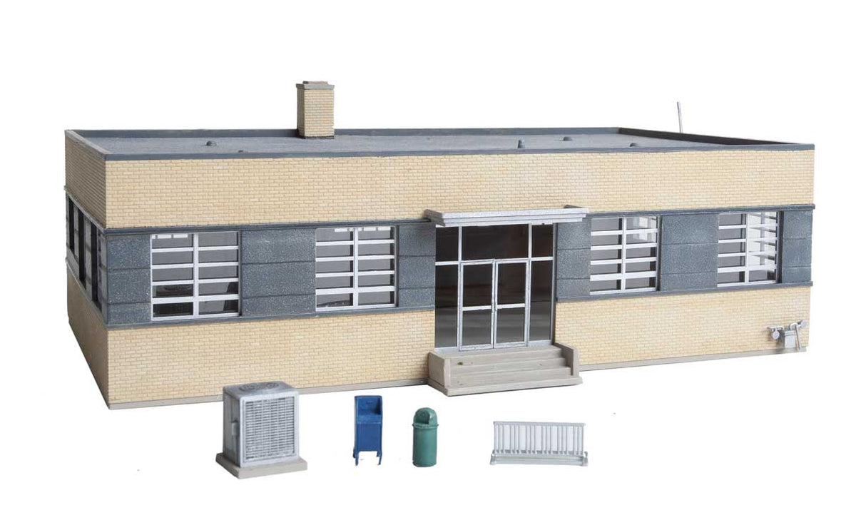 Brick Post Office -- Kit - 7-7/8 x 5-11/16 x 3-1/16"  20 x 14.4 x 7.7cm-2