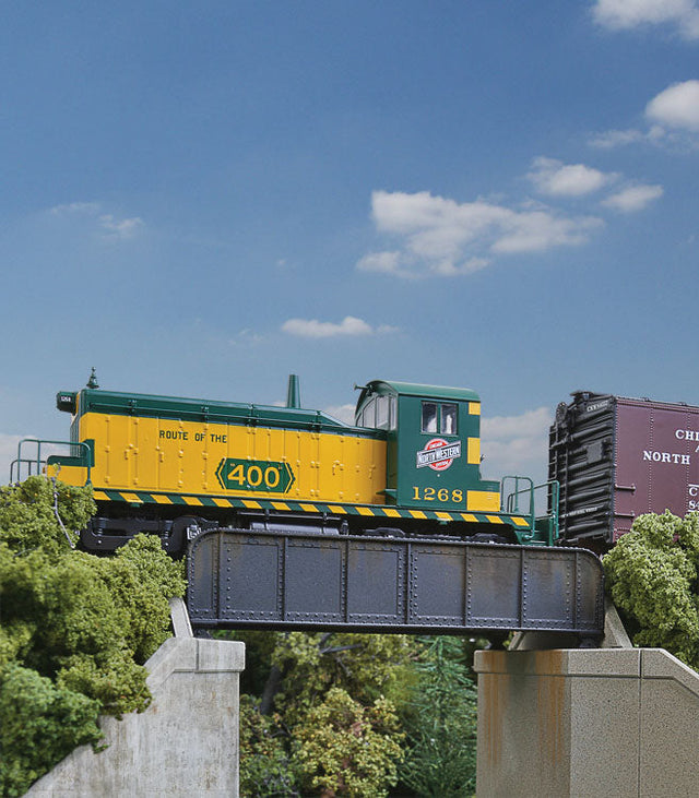 30' Single-Track Railroad Through Girder Bridge -- Kit - 4-7/32 x 2-3/8 x 1"  10.7 x 6 x 2.5cm-1