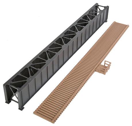 90' Single-Track Railroad Deck Girder Bridge -- Kit - 12-7/16 x 1-3/16 x 1-3/16"  31.5 x 3.0 x 3.0cm-3