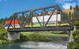 Modernized Double-Track Railroad Truss Bridge -- Kit - 15 x 5 x 4-1/2"  38.1 x 12.7 x 11.4cm-1