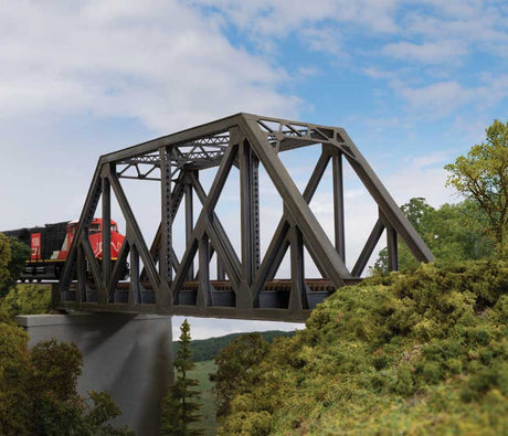 97' Subdivided Warren Truss Bridge - Single-Track -- Kit - 13-1/2 x 3-1/4 x 5-1/2"  34.2 x 8.2 x 13.9cm-1