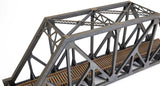 97' Subdivided Warren Truss Bridge - Single-Track -- Kit - 13-1/2 x 3-1/4 x 5-1/2"  34.2 x 8.2 x 13.9cm-2