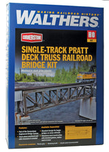 109' Single-Track Pratt Deck Truss Railroad Bridge -- Kit - 15 x 2-5/8 x 3-1/8"  38.1 x 6.6 x 7.9cm-2