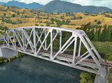 Arched Pratt Truss Railroad Bridge -- Single-Track - Kit - 23 x 3-1/16 x 5-1/4"  58.4 x 7.8 x 13.3cm-1