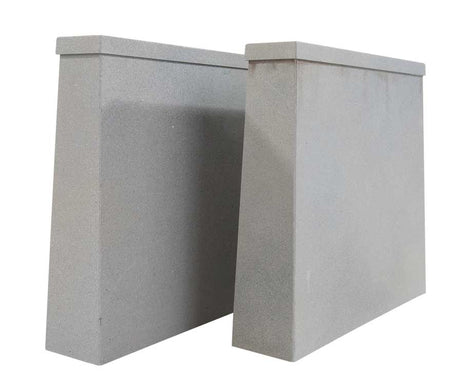 Double-Track Railroad Bridge Concrete Pier 2-Pack -- Kit 5-7/16 x 1-1/4 x 5-1/8"  13.8 x 3.1 x 13cm-2
