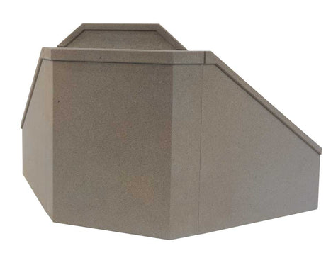 Double-Track Railroad Bridge Concrete Abutment pkg(2) -- Kit - 11-1/4 x 3-1/4 x 5-1/4"  28.6 x 8.3 x 13.3cm-4