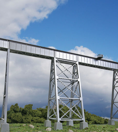 Steel Railroad Bridge Tower -- Kit - 4-7/16 x 4-1/2 x 11"  11.3 x 11.4 x 27.9cm-1