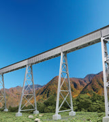 Steel Railroad Bridge Tower Bent 2-Pack -- Kit-1