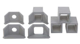 Concrete Culverts pkg(4) -- Kit - 1-1/2 x 1/2 x 13/16"  3.8 x 1.2 x 2cm-2