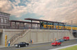 Elevated Commuter Station -- Kit - 20-1/2 x 6-7/8 x 4-11/16"   52 x 17.4 x 11.9cm-1