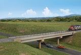 Modern Long-Span Concrete Railroad Bridge -- Kit - 20-7/8 x 2-7/8"  53 x 7.3cm-1