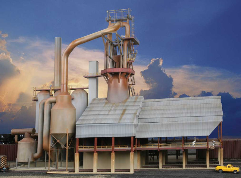 Blast Furnace with Stairways and Railings -- Kit - 28 x 14 x 21-1/2"  71.1 x 35.6 x 54.6cm