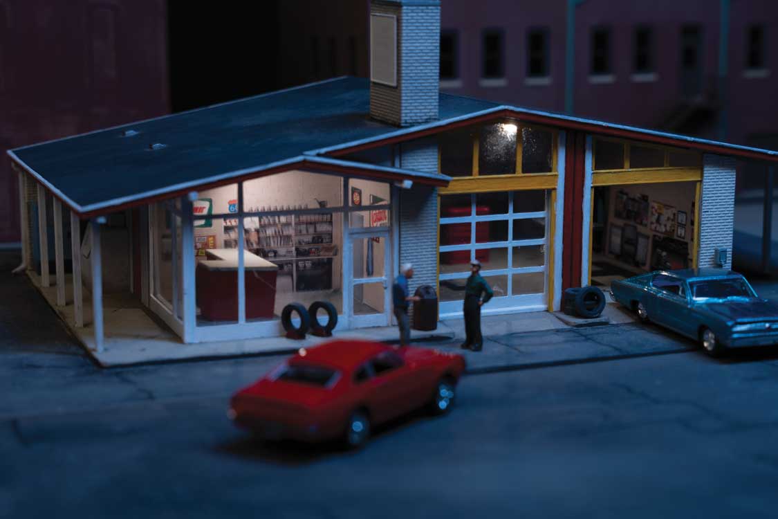 Vintage Gas Station - Spaces -- Interior Lighting and Detail Insert-2