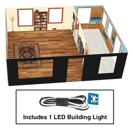Brick Cape Cod House - Spaces -- Interior Lighting and Detail Insert-1