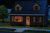 Brick Cape Cod House - Spaces -- Interior Lighting and Detail Insert-2