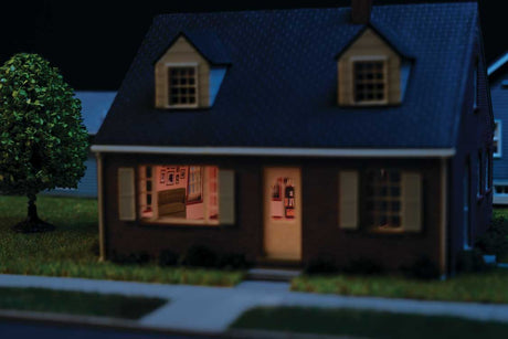 Brick Cape Cod House - Spaces -- Interior Lighting and Detail Insert-2