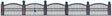 Wrought Iron Fence - Kit -- 25-1/2"  65cm