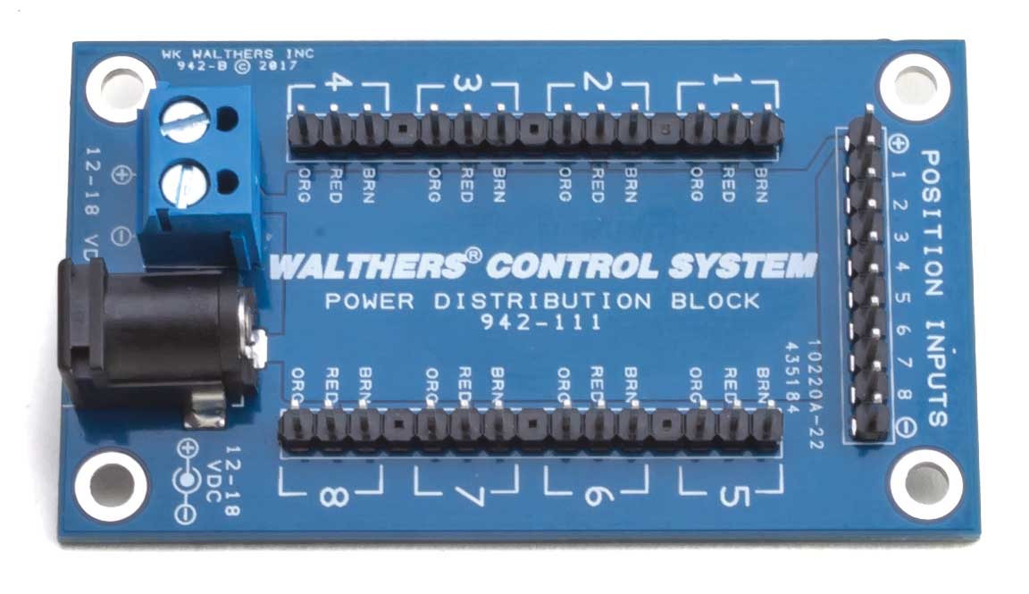 Walthers Layout Control System -- Distribution Block