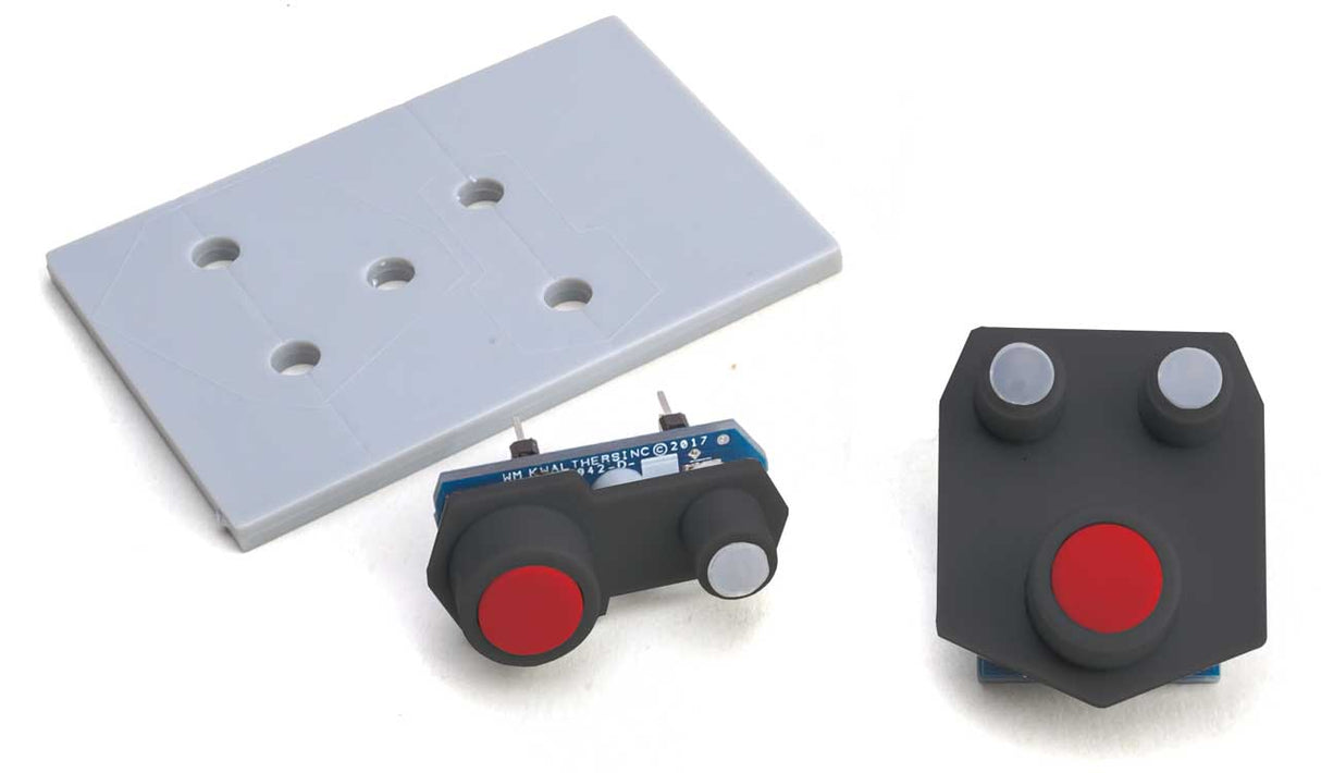 Dual-Color LED Fascia Crossover Controller - Walthers Layout Control System -- Yellow - Green