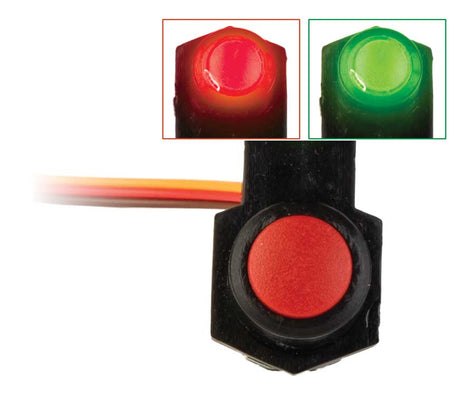 LED Accessory Fascia Controller - Walthers Layout Control System -- Red - Green