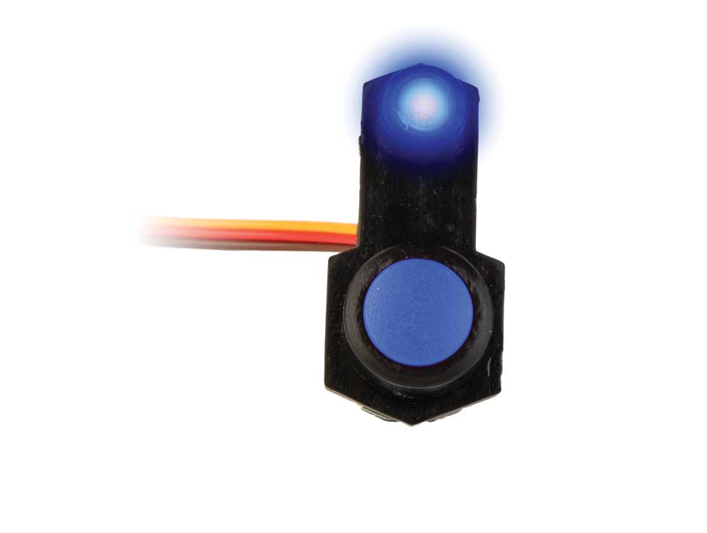 LED Accessory Fascia Controller - Walthers Layout Control System -- Blue-2