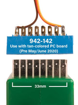 Walthers Layout Control System -- Edge Connector for Tortoise(TM) Switch Machine w/Tan PC Board pkg(2)-2