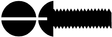 00-90 Brass Round Head Machine Screw -- 3/16 x .047"  .48 x .12cm pkg(12)