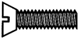 1-72 Brass Flat Head Machine Screws -- 1/2 x .073"  1.27 x .19cm pkg(10)