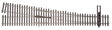 Code 100 Nickel Silver DCC-Friendly #6 Turnout -- Right Hand
