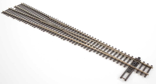 Code 83 Nickel Silver DCC-Friendly #8 Turnout -- Left Hand-1