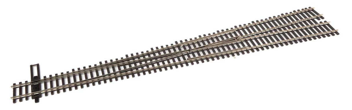 Code 83 Nickel Silver DCC-Friendly #10 Turnout -- Left Hand