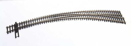Code 83 Nickel Silver DCC-Friendly Curved Turnout - 20 and 24" Radii -- Right Hand-1