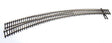 Code 83 Nickel Silver DCC-Friendly Curved Turnout - 24 and 28" Radii -- Left Hand-1