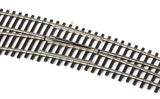 Code 83 Nickel Silver DCC-Friendly Curved Turnout - 24 and 28" Radii -- Left Hand-2