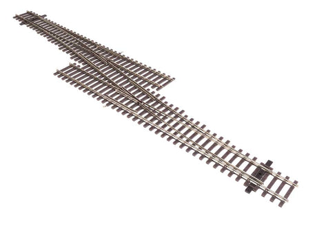 Code 83 Nickel Silver DCC Friendly Number 5 Single Crossover Turnout -- Right Hand-2