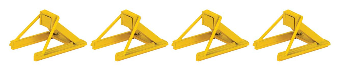 Assembled Track Bumper pkg(4) -- Yellow-1