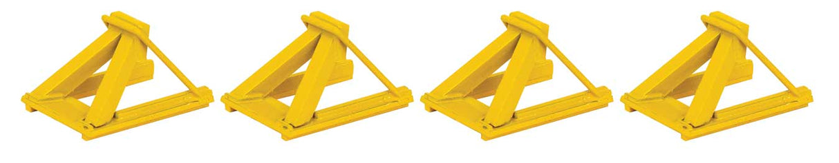 Assembled Track Bumper pkg(4) -- Yellow-2