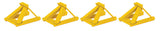 Assembled Track Bumper pkg(4) -- Yellow-2