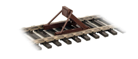 Assembled Track Bumper pkg(4) -- Rust Brown-3
