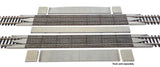 Modern Wood Grade Crossing w/Rerailer Ends -- Kit-2