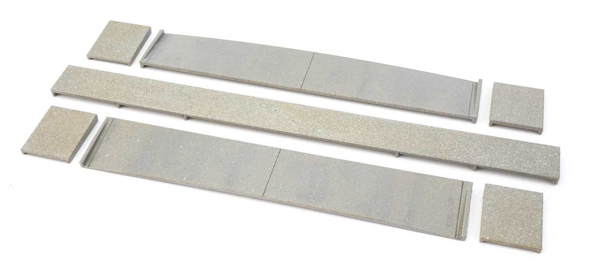 Modern Wood Grade Crossing w/Rerailer Ends -- Kit-4
