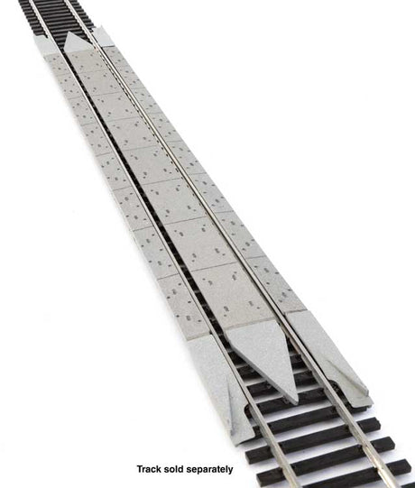 Modern Concrete Grade Crossing with Rerailer Ends -- Kit-3