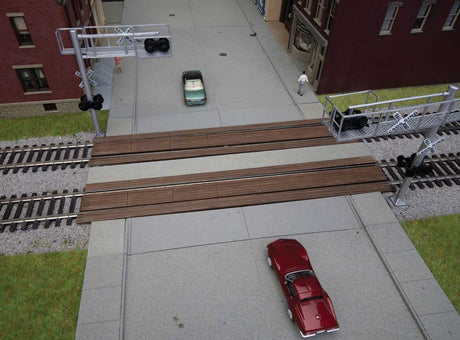Modern Wood Grade Crossing pkg(2) -- Kit-1