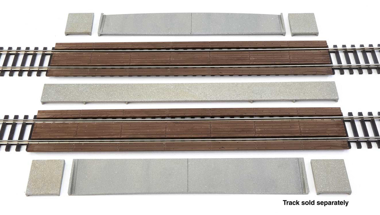 Modern Wood Grade Crossing pkg(2) -- Kit-2