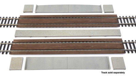 Modern Wood Grade Crossing pkg(2) -- Kit-2