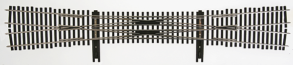 Code 83 Nickel Silver DCC Friendly Number 6 Turnout -- Double Slip
