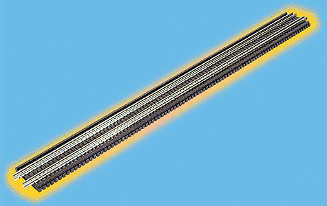 Code 83 Nickel Silver Bridge Track -- With Guard Rails & Separate Approach "V" Ends