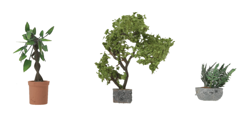 Large Decorative Plants - Botanicals(TM) -- 3 Plants