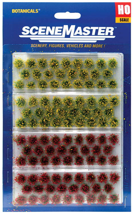 Grass Tufts - pkg(104) 1/4"  0.6cm Tall -- Blooming Flowers-2