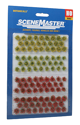 Grass Tufts - pkg(104) 1/4"  0.6cm Tall -- Blooming Flowers-1